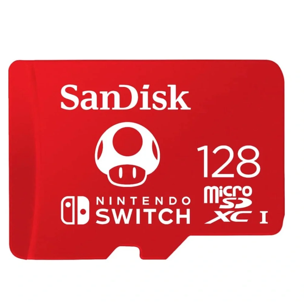 Nintendo Switch 128gb Sandisk Micro Card SD